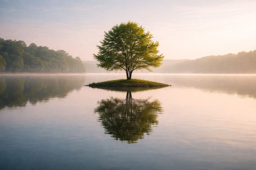 Tree in water