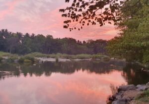 sunset at KAVERI river